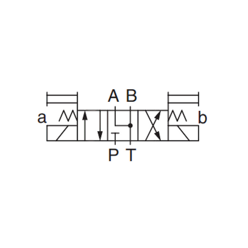 Yuken 3C4 spool type technical circuit drawing