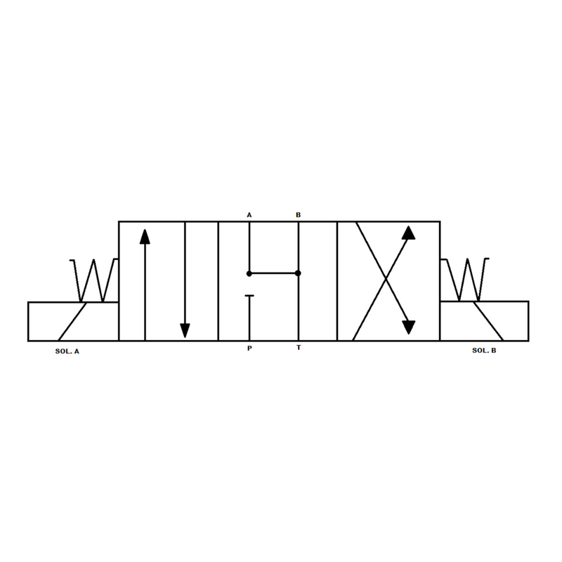 D4-02-3C4-A2 D03 Solenoid Directional Control Valve (220 VAC)