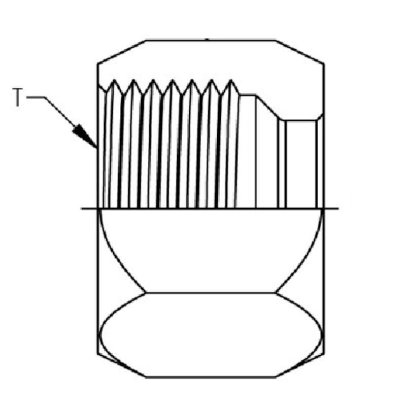 3/4" Compression Nut (7105-12)