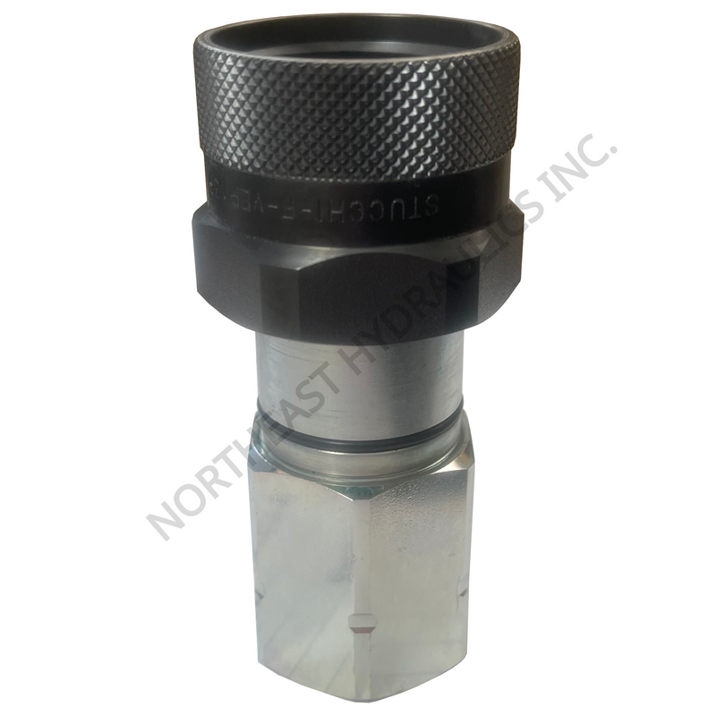 A Stucchi 806501000 VEP female quick coupler on white background