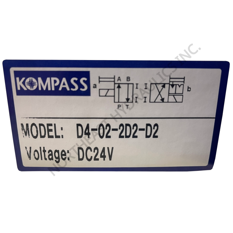 D4-02-2D2-D2 D03 Solenoid Directional Control Valve (24 VDC)