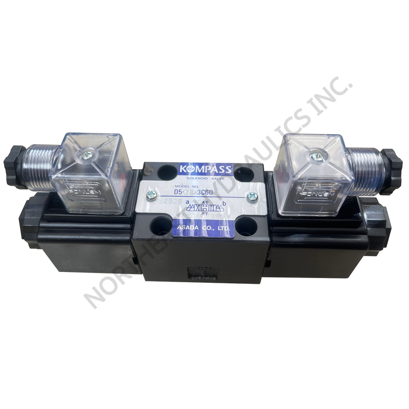 Kompass hydraulic valve on a white background