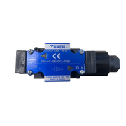 Yuken 2 position D03 solenoid operated directional control valve with 2B2 spool type on white background