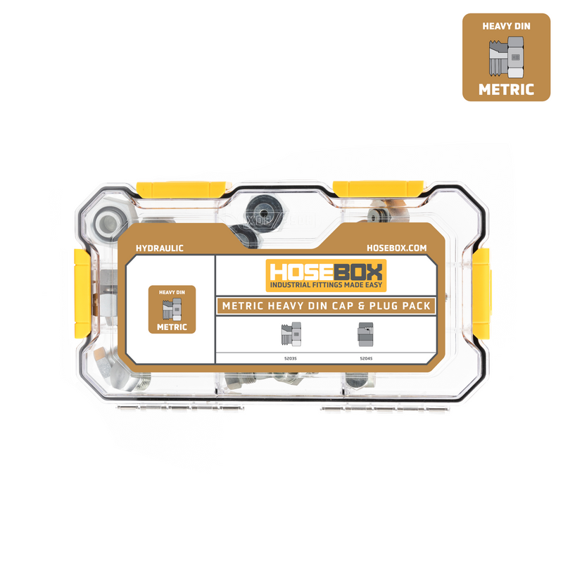 DIN (Heavy) Cap & Plug Kit 36pc - HB2025-004