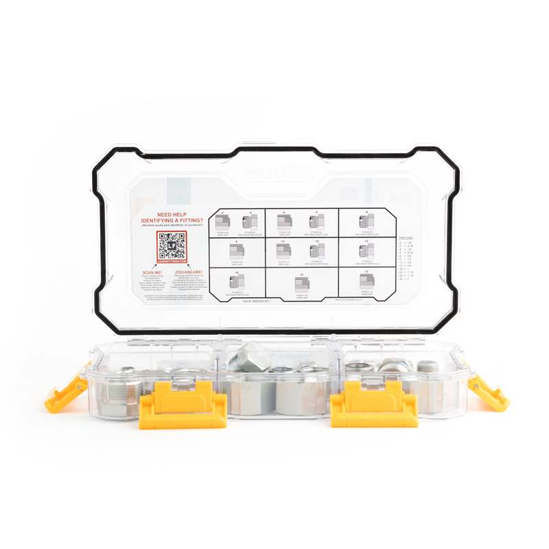 Face Seal (ORFS) Cap & Plug Kit 36pc - HBE2002-001