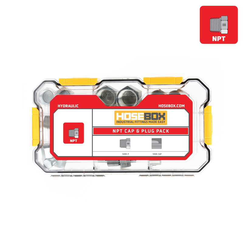 NPT Cap & Plug Kit 40pc - HBE2003-001