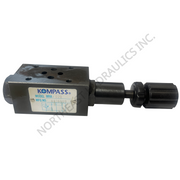 Kompass hydraulic D03 pressure reducing valve on a white background