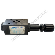 Kompass hydraulic D03 modular pressure reducing valve on white background