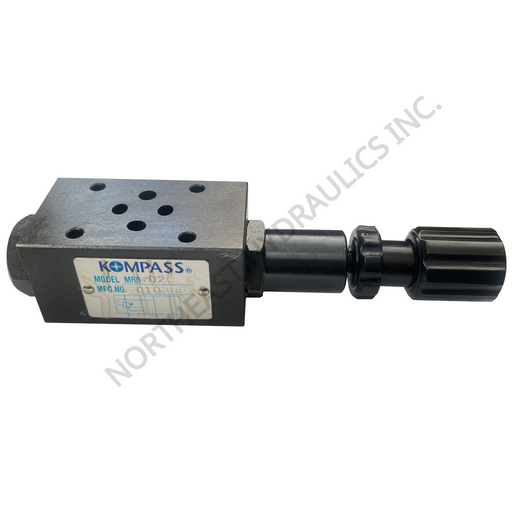 Kompass hydraulic D03 modular pressure reducing valve on white background