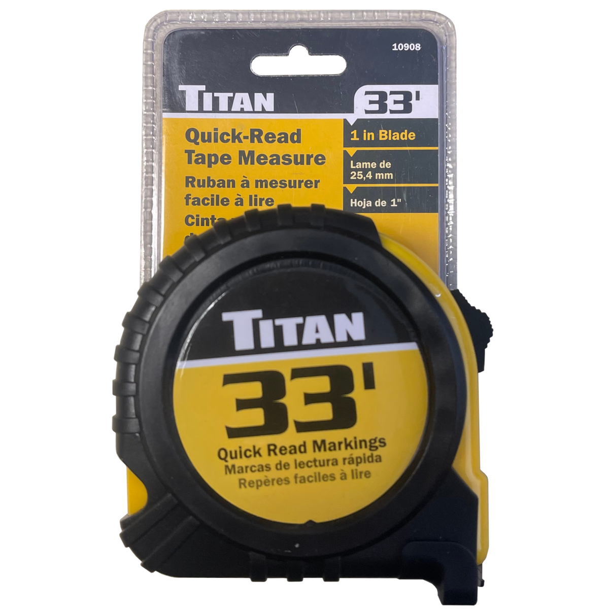 Titan 33' QuickRead Tape Measure (10908) — Northeast Hydraulics Inc.
