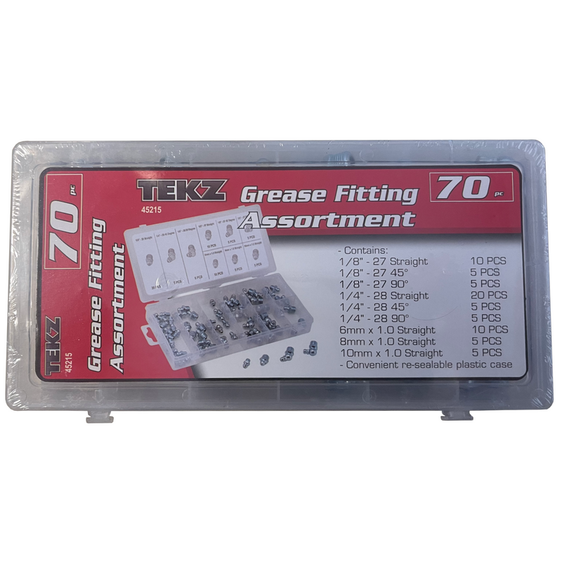 70 Piece Grease Fitting Assortment (45215)