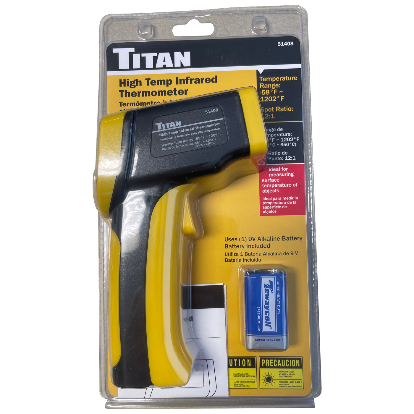 Titan High Temp Infrared Thermometer (51408) — Northeast Hydraulics Inc.