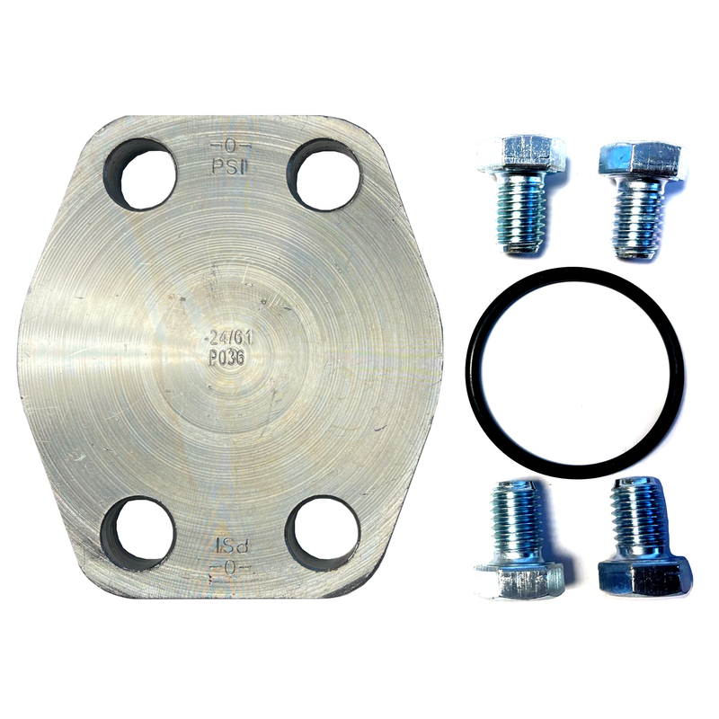 Steel flange shipping plate on white background