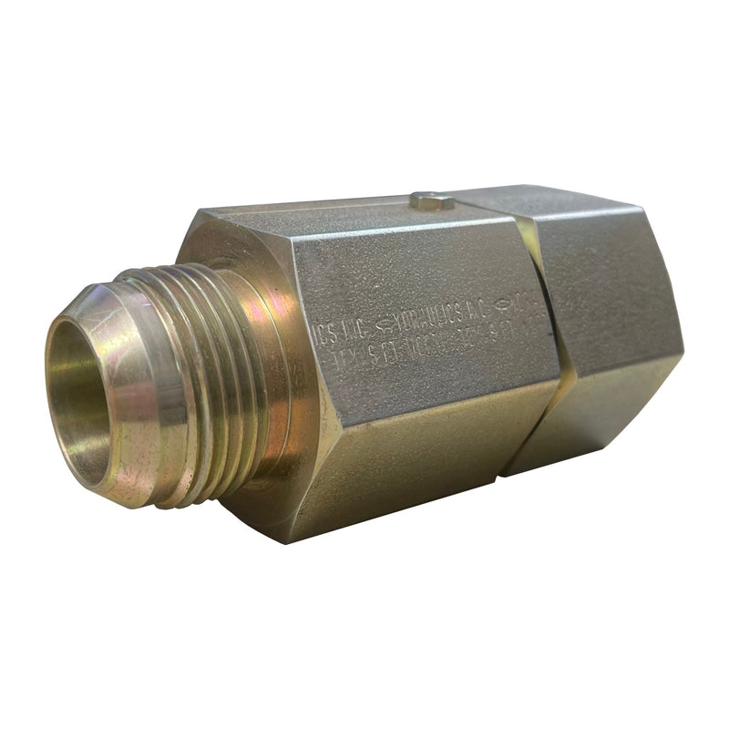 In-Line 1" MJIC x 1" FNPT Live Swivel - S16J16-PF16