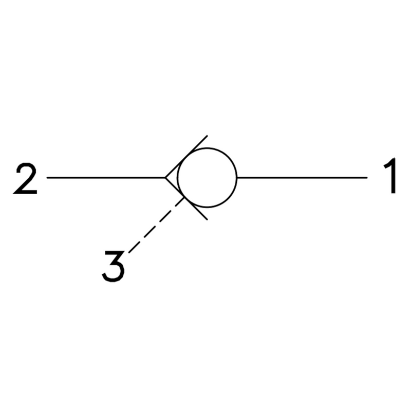 Pilot Operated Check Valve, Poppet Type (POCI-08-N-F-0-010)